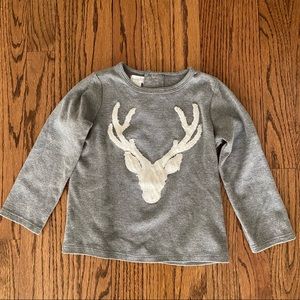 Mud Pie Long Sleeve Shirt with Reindeer